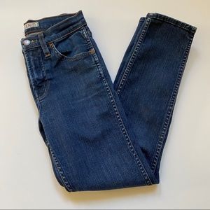 J Brand Skinny Crop Jeans in Pure